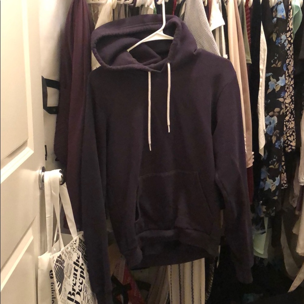 American Apparel dark blue S flex fleece hoodie